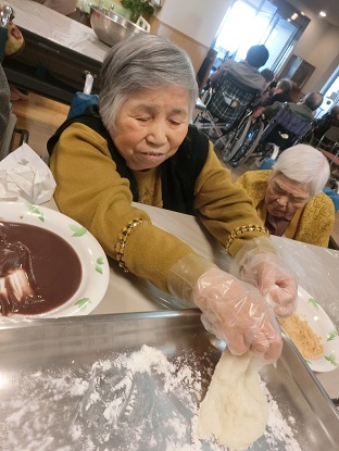 餅つき